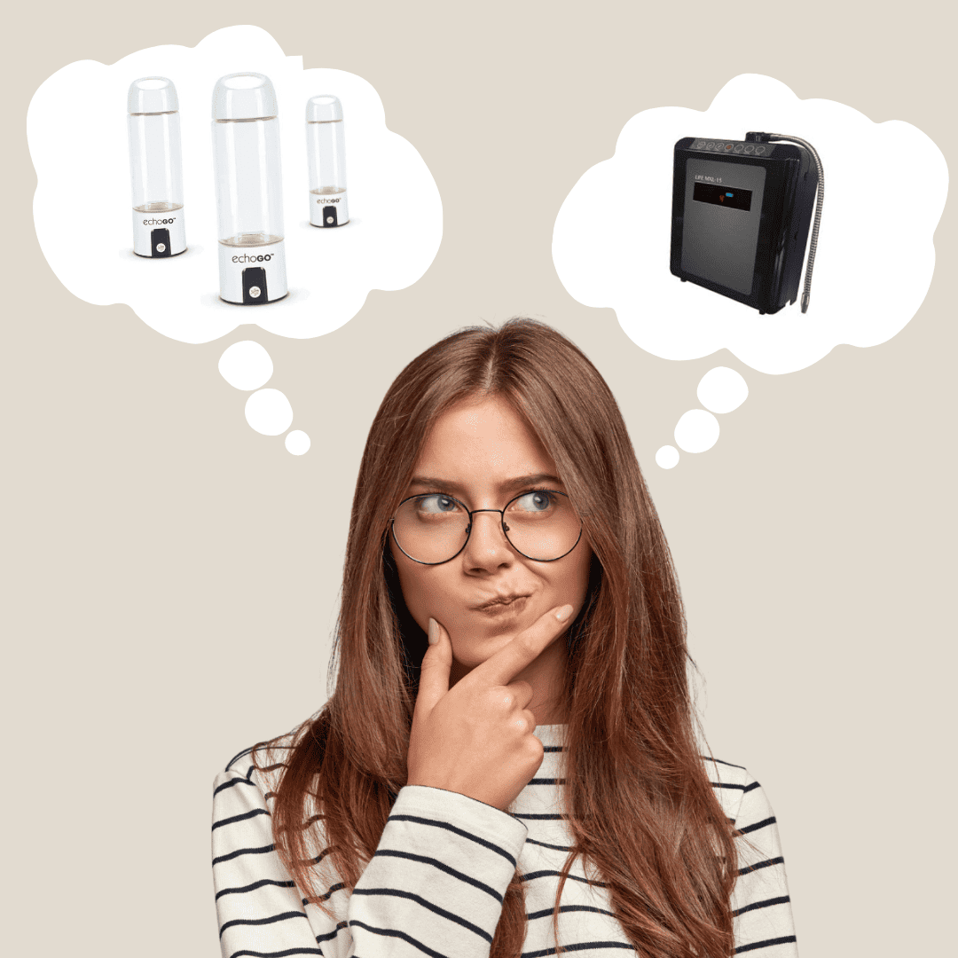 Life Ionizer vs. Echo Go+ Hydrogen Water Bottle