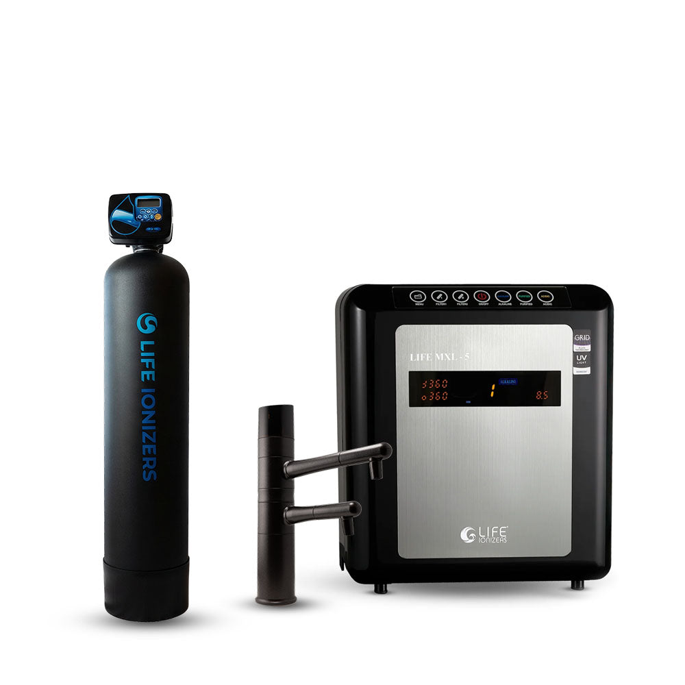 Supreme 7 Under Counter Ionizer & Single Dolphin Whole House Water Filter