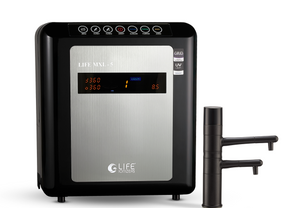 Life Water Ionizer MXL-5™ Under Counter Alkaline Water Hydrogen Machine & Champion 3-Stage Whole House Filter