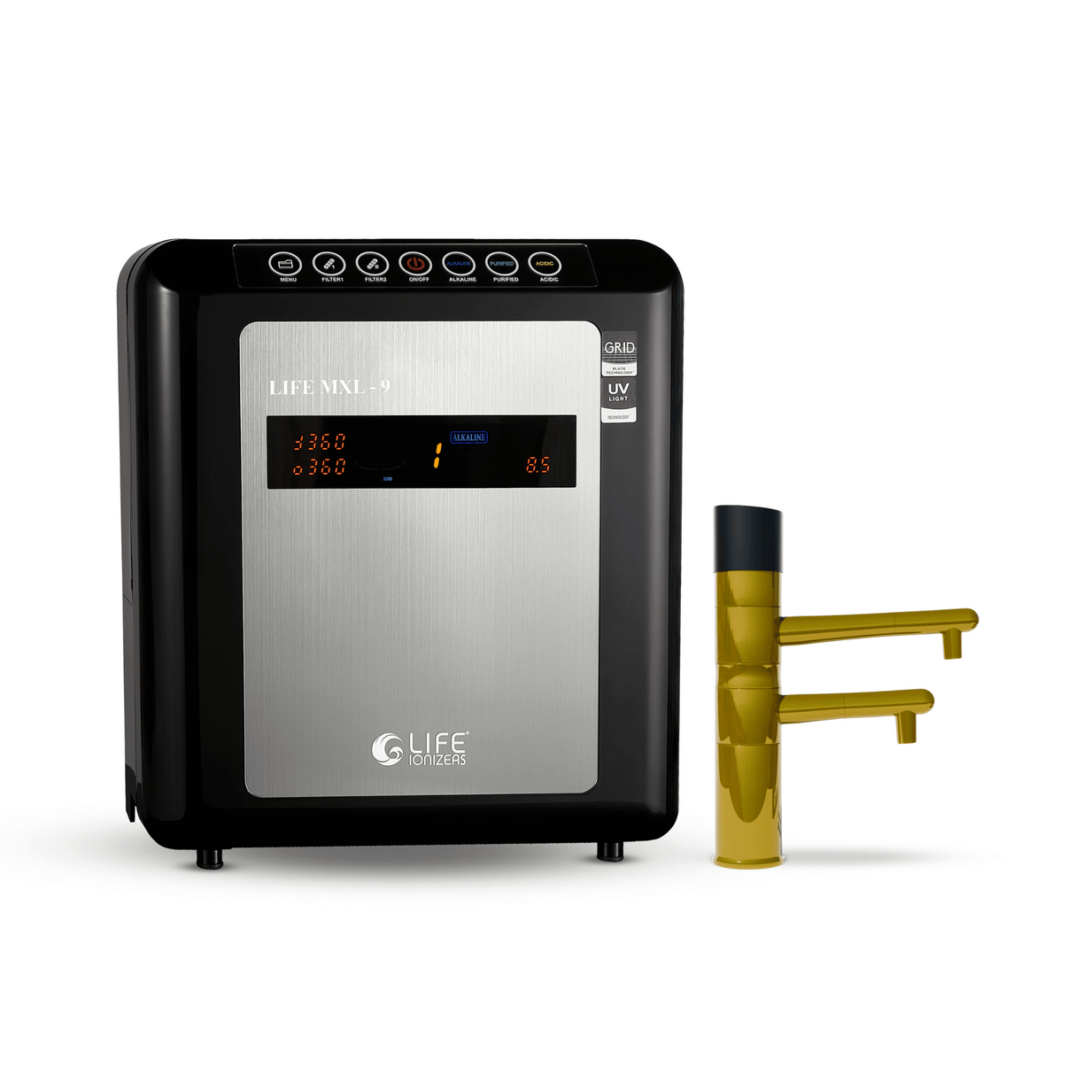 Life Ionizer MXL-9 Gold Faucet Under-Counter