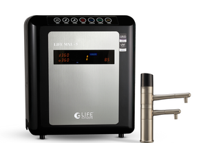 Life Water Ionizer MXL-5™ Under Counter Alkaline Water Hydrogen Machine & Champion 3-Stage Whole House Filter