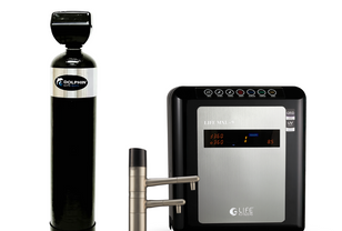 Life Ionizer MXL-9™ Under-Counter Water Ionizer & Single Dolphin Whole House Water Filter