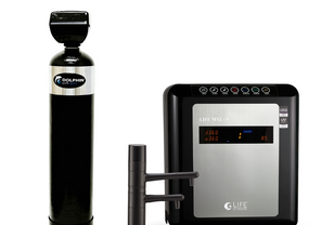 Life Ionizer MXL-9™ Under-Counter Water Ionizer & Single Dolphin Whole House Water Filter