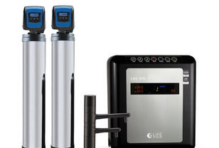 Life MXL-9 Hydrogen Water Ionizer Undercounter with Double Dolphin Whole House Filter
