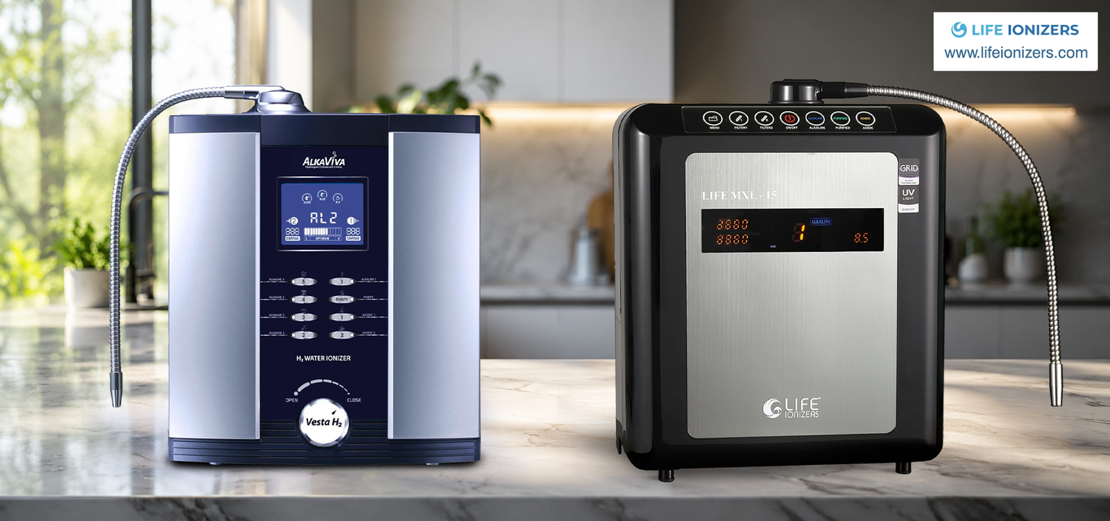 AlkaViva vs. Life MXL: Which Water Ionizer is Better?