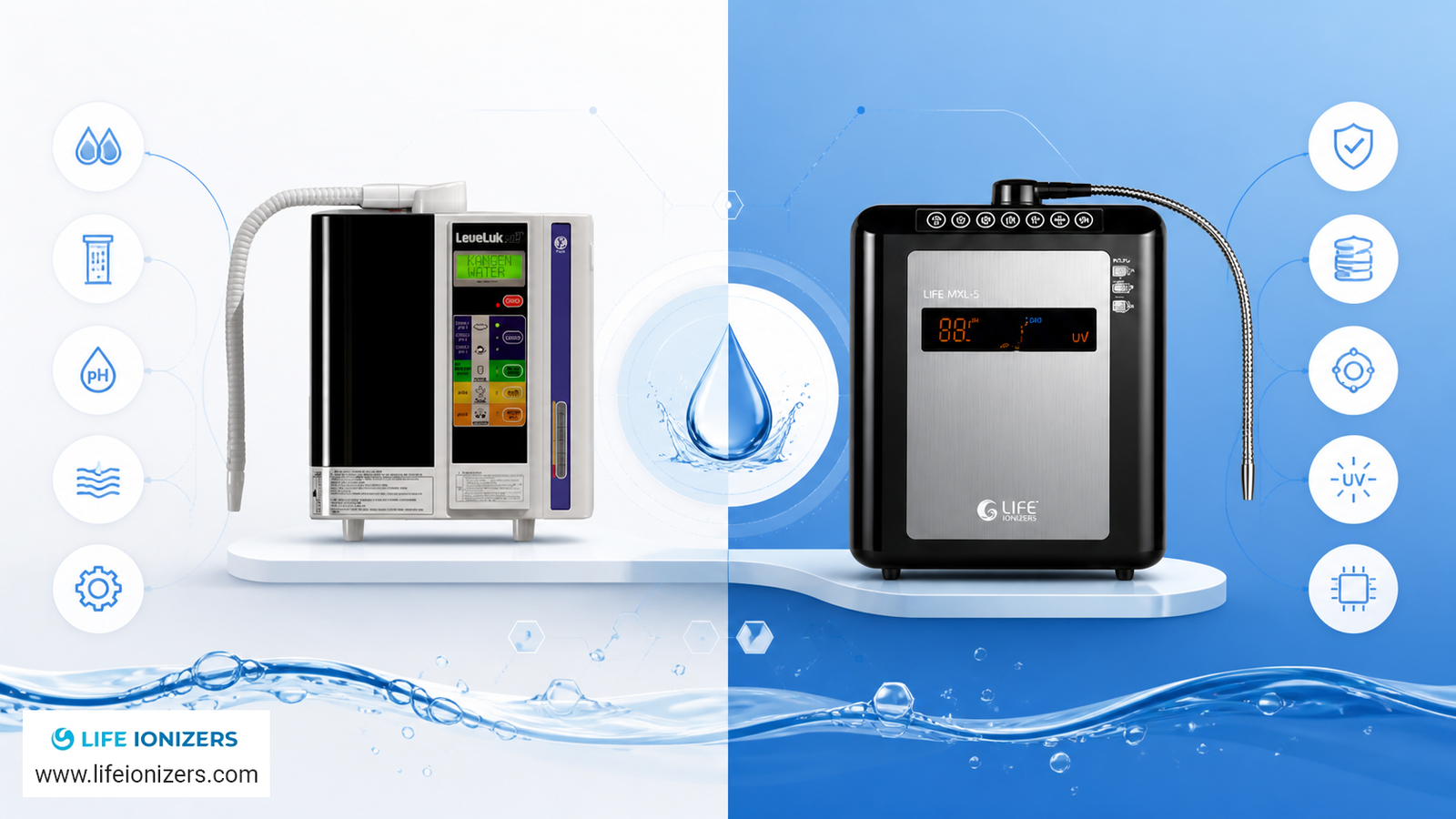 Difference Between Kangen and Life Ionized Water - A Technical Breakdown