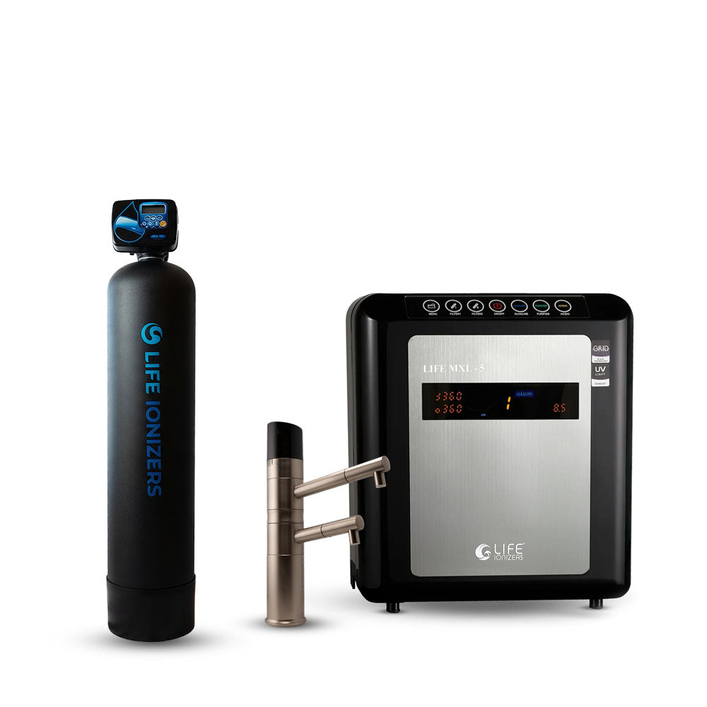 Supreme 7 Under Counter Ionizer & Single Dolphin Whole House Water Filter