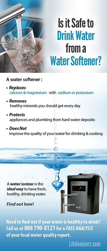 Is It Safe To Drink Water From A Water Softener Life Ionizers